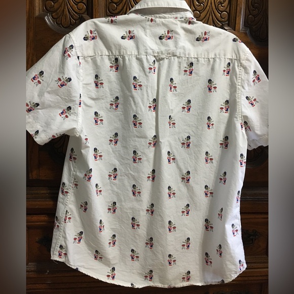 DENIM & FLOWER Mens patriotic Shirt. - Picture 6 of 13